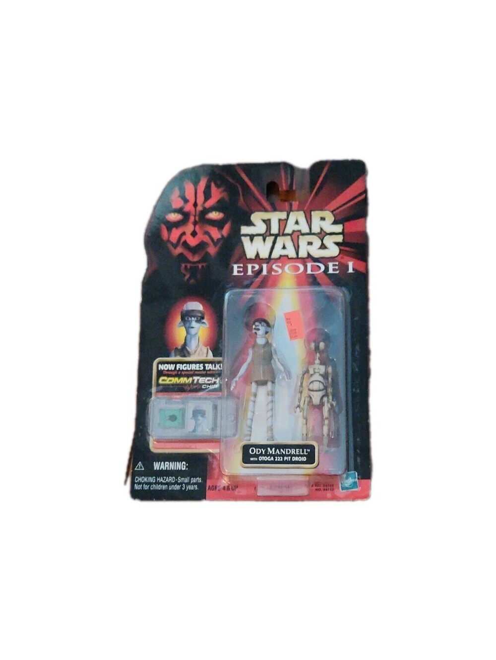 Hasbro Star Wars Episode I Ody Mandrell with Otoga 222 Pit Droid Action Figure